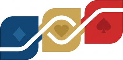 Символ повышения доверия к казино, чистый современный дизайн в корпоративных цветах.